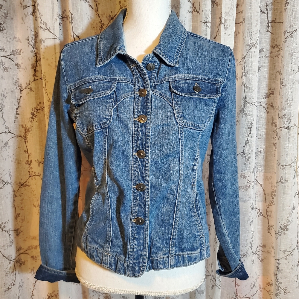 Kikit Jeans Denim Jacket with Pockets